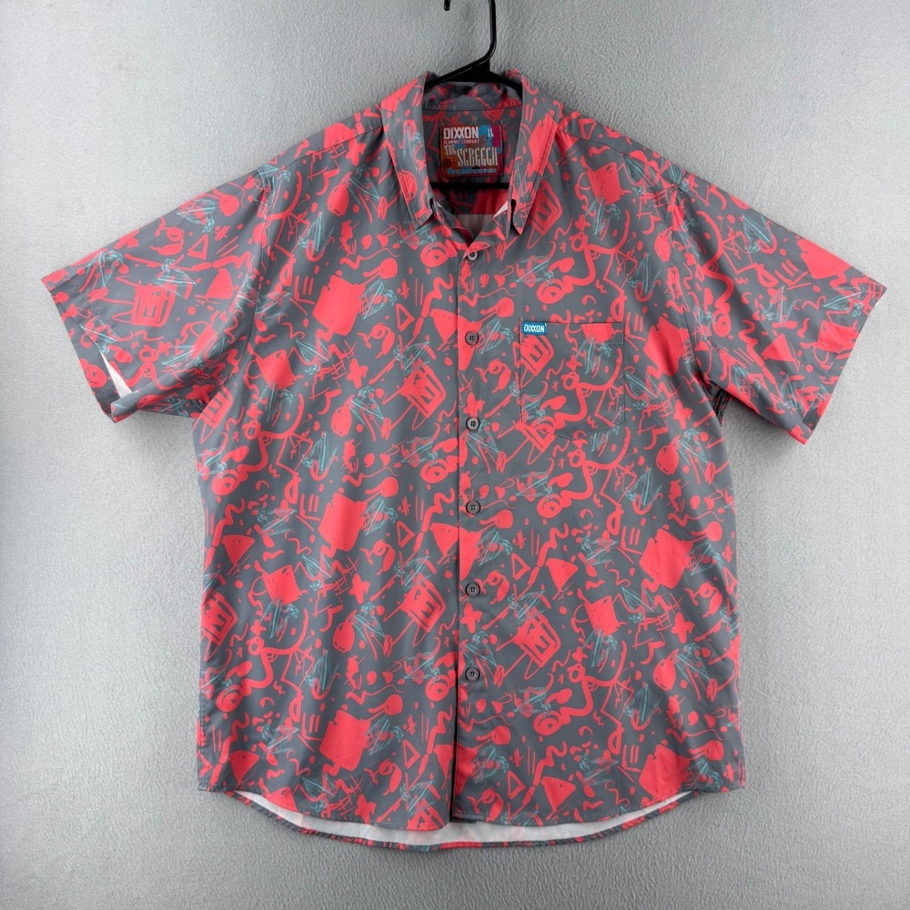 Dixxon Shirt Mens XL The Screech Button Up D-Lite Part Button Up